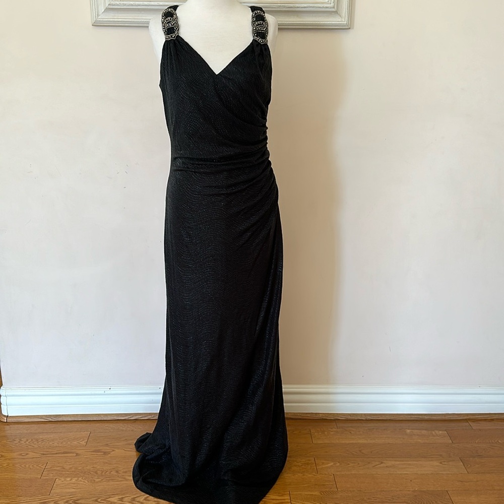 Calvin Klein black long gown. Size M.